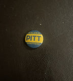 ￼  University of Pittsburgh Golden Panthers, Vintage 1940s 1950s Pin 1 1/4”
