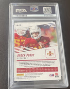 2022 Brock Purdy  Panini Chronicles Draft Prestige Rookie Card RC #25 PSA 8🔥🔥