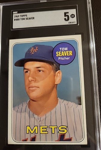 1969 Topps #480 Tom Seaver SGC 5  Undergraded. Look!