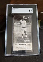 1931  Zeenut PCL  WITH COUPON Powers , Oakland SGC 2 Graded Baseball Card