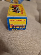 Matchbox #10 Pipe Truck with Pipes Mint in  Box 1960's