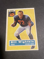 1956 TOPPS FOOTBALL CARD #107 BILL WIGHTKIN NM