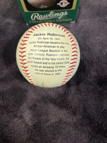 Jackie Robinson 50th Anniversary Rawlings American League Baseball 1997  in Box