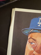 1962 Johnny Podres L.A. Dodgers  8.5” x 11” Union 76 Print