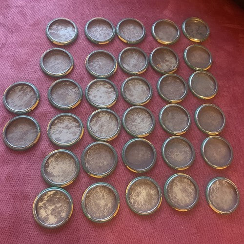 College of William & Mary 1950s Football size 1.75” button No Pin  Lot of 32
