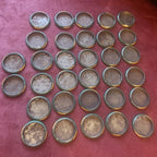 College of William & Mary 1950s Football size 1.75” button No Pin  Lot of 32