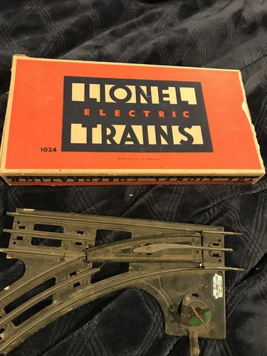 Lionel No. 1024 Manual Switch In Box -1 Item