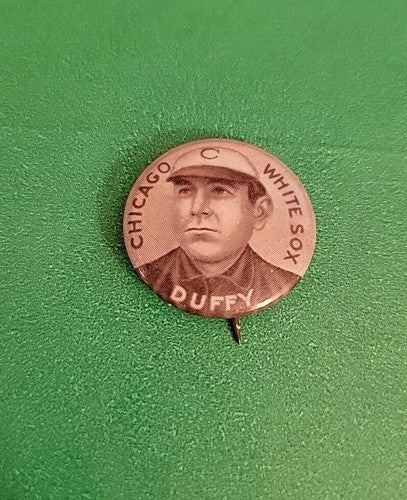 1910 P2 Sweet Caporal Pin Hugh Duffy HOF Chicago White Sox Small Letters NR/MT