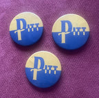 University Of Pittsburgh, 1940S 1950s Football size 1.75” button No Pin Lot of 3