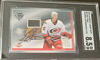 2003-04 Pacific Luxury Suite Auto Autograph Puck Rookie RC Eric Staal 002/299
