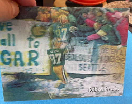 Robert Brooks Hologram Photo Green Bay Packers Lambeau Leap NFL Films Players