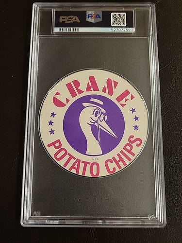 1976 Crane Discs Walter Payton PSA - 8 NM-MT RC Year Potato Chips Chicago Bears