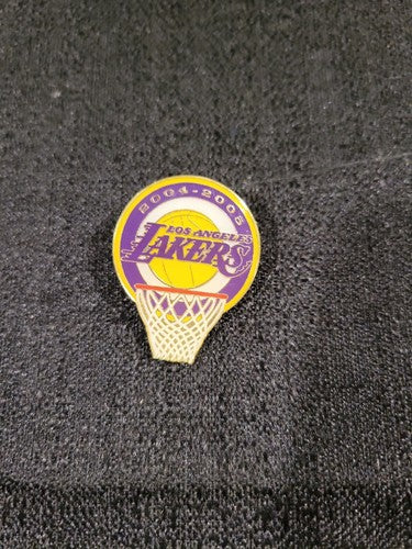 NBA Los Angeles Lakers 2004-2005 Hoop Pin Basketball OOP Vintage Great Gift!
