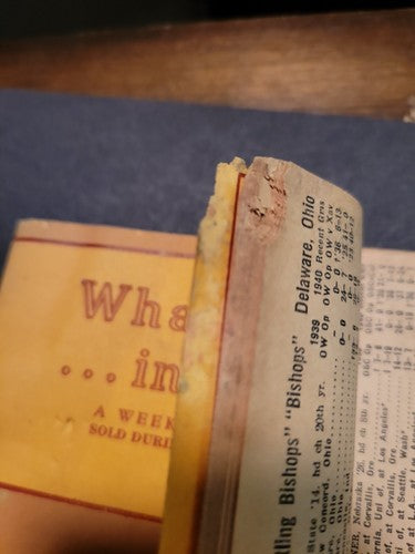 1940 NFL and College Football What's What in Football Yearbook 10/28
