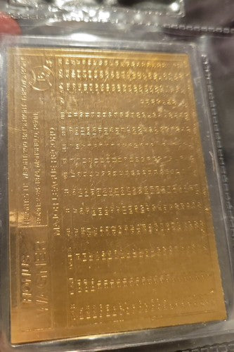 1996 Honus Wagner Danbury Mint Sealed 22 kt Gold card #16 Pittsburgh PIRATES