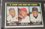 1967 Topps #244 HR Leaders Mays Aaron SGC 3