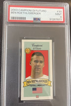 2003 Campioni Di Futuro #30 Ben Roethlisberger Rookie Card Graded PSA 9 MINT