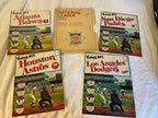 1971 Complete 4 TEAM Sets of 24 Cards Stamp ALBUM missing 2 teams  in envelope