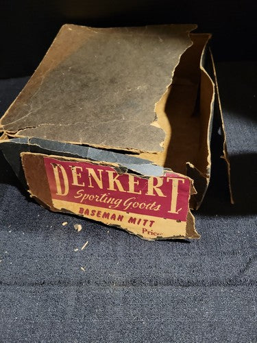 Gil Hodges Denkert First Baseman Trapper Model ST7 Mitt In Original Box 1950’s
