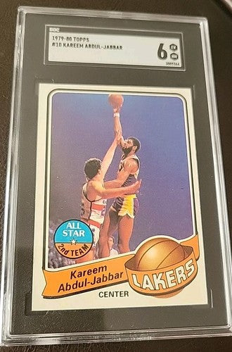 1979-80 TOPPS #10 KAREEM ABDUL-JABBAR SGC 6
