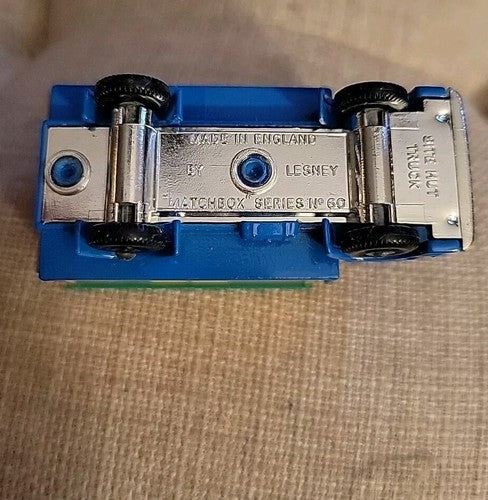 G418-MATCHBOX LESNEY No60B SITE HUT TRUCK AND ORIGINAL BOX 1966.