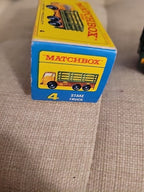 Original 1960's Matchbox Lesney #4 Stake Truck NM-in Box