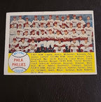 1958 Topps Baseball Card #134 Philadelphia Phillies Team/Excellent