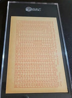 1963 Exhibits Mickey Mantle Yankees HOF Stat Back SGC 7 NM