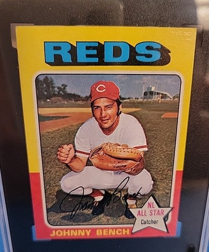 1975 Topps Mini #260 Johnny Bench SGC 5 Ex