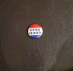 Utica Patriots  ￼Vintage 1940s 1950s Pin 1 1/4” inches