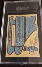 1979/80 O-PEE-CHEE NHL HOCKEY CARD #185 BOBBY HULL SGC 7.5