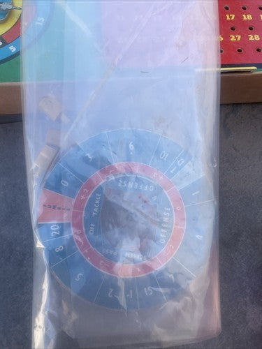 Vintage 1958 All American Football Board game not complete Great graphics Cadaco