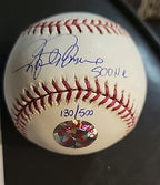 Rafael Palmeiro Signed Rawlings OML Baseball w/ 500 HR's-LOA PSA 180/500 & Holo