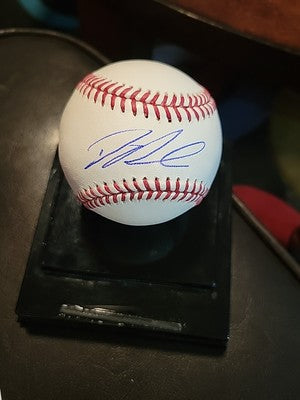 Dalton Rushing Signed Auto 2024 Official NL Ball LA Dodgers JSA AUTHENTIC