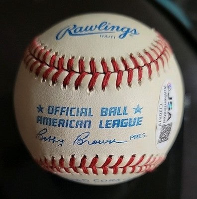 Bob Boone Autographed Signed AUTO MLB Bobby Brown Baseball COA JSA