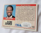 James Brown  Signed 1989 Pro Set Football Card  Announcer CBS Sports JSA COA