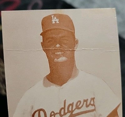 Don Drysdale 1963 Exhibits Stat Back Los Angeles Dodgers HOF  VG crease