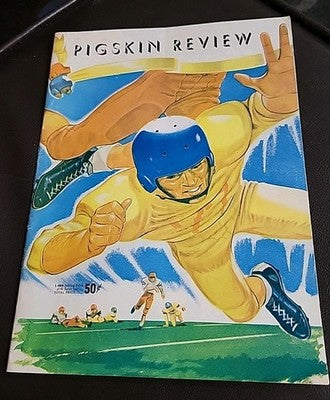1954 PITT AT USC COLLEGE FOOTBALL PROGRAM Ex/Mt+