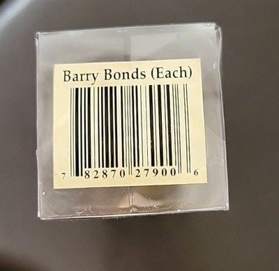 Barry Bonds San Fran Giants Mini Bobble BONDS UPPER DECK ‘02 MLB MINI PLAYMAKERS