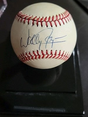 Wally Joyner autograph signed Official Bobby Brown MLB Baseball  COA JSA