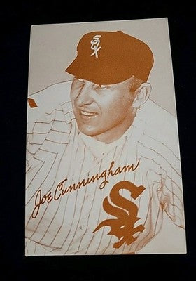 Joe Cunningham 1963 Exhibits Stat Back Chicago White Sox EX