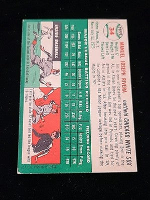 1954 Topps #34 Jim Rivera VG-EX  Chicago White Sox
