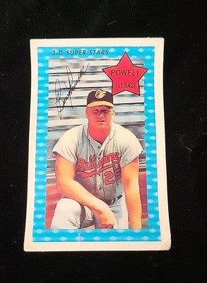 1971 Kelloggs 3-D Boog Powell Baltimore Orioles #20 G-VG