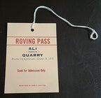 Press Pass Muhammad Ali - Jerry Quarry Fight 1970 Roving Press