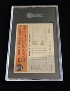 1962 Topps Baseball #235 World Series Game 4 Ford Sets New Mark SGC 7