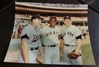 Mickey Mantle, Willie Mays, Harmon Killebrew Official MLB 8x10 Color Photo 1988