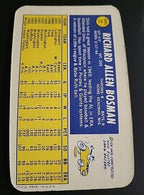 1970 Topps Super  Richard Bosman #22 Washington Senators  Ex