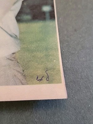 Jackie Robinson Brooklyn Dodgers 1950-1957  Colorfoto Cut Out  RARE!