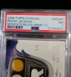 2006 TOPPS REGGIE JACKSON STERLING MOMENTS RELICS 1/1  #RJ-500HR PSA 7
