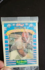 1991 Kelloggs Corn Flakes Bob Gibson 3-D Baseball Greats  Unopened Pack